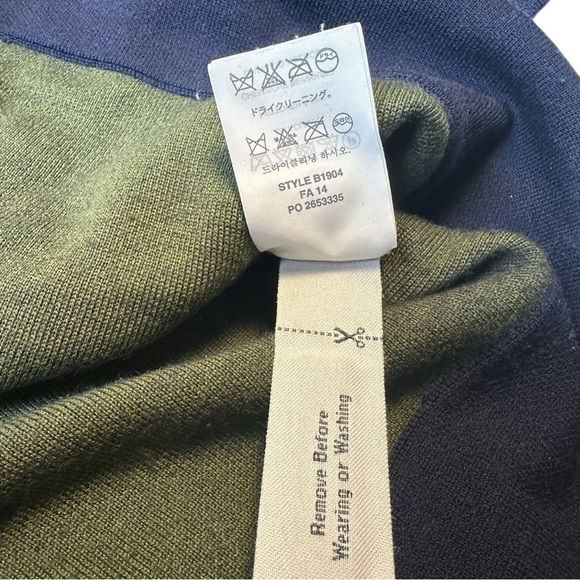 J.Crew Men’s Double Knit Featherweight Merino Wool Sweater – Navy – Size Small - Picture 6 of 9